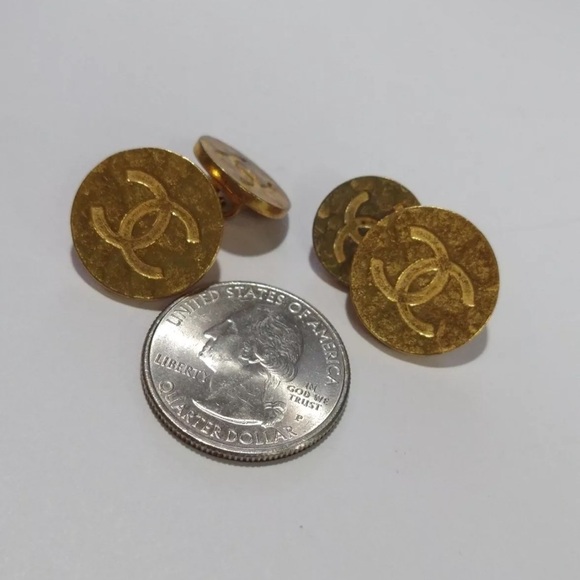 Chanel cufflinks 1980s vintage - Picture 5 of 5